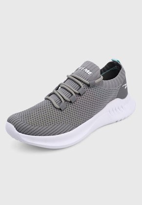 Tenis Training Gris-Blanco-Azul TREME Marlil