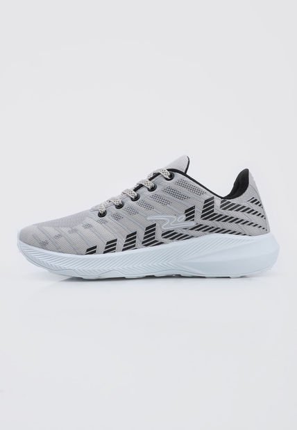 Tenis Lifestyle Gris-Blanco-Negro TREME Speed
