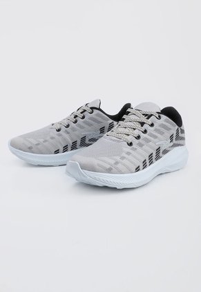 Tenis Lifestyle Gris-Blanco-Negro TREME Speed