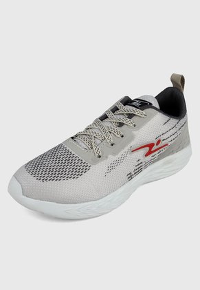 Tenis Lifestyle Gris-Rojo TREME Tronmer