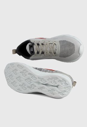 Tenis Lifestyle Gris-Rojo TREME Tronmer