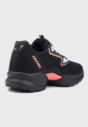 Tenis Lifestyle Negro-Rosa-Azul TREME Dualper