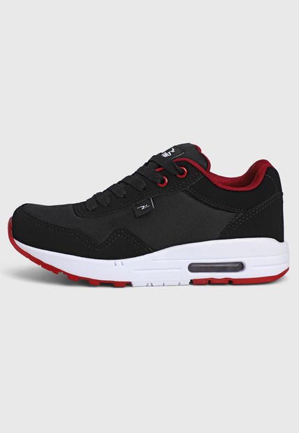 Tenis Lifestyle Negro-Blanco-Rojo TREME Airmed
