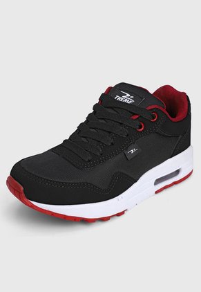 Tenis Lifestyle Negro-Blanco-Rojo TREME Airmed