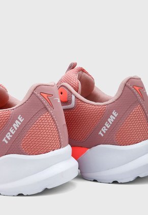 Tenis Lifestyle Rosa-Blanco-Coral TREME Dualper