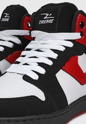 Bota Lifestyle Negro-Blanco-Rojo TREME Dogmer