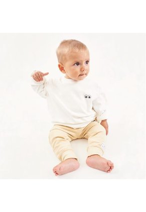 Buzo Crudo Tres Ovejas Basicool Milky Milk