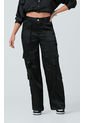 Pantalón Cargo Satinado Negro - Trucco's de Trucco's Jeans