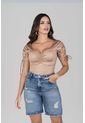 Body Manga Corta Marca Trucco's-Ocre de Trucco's Jeans