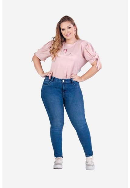 Jean Tiro Medio Plus Size Para Dama – Trucco’s Jeans