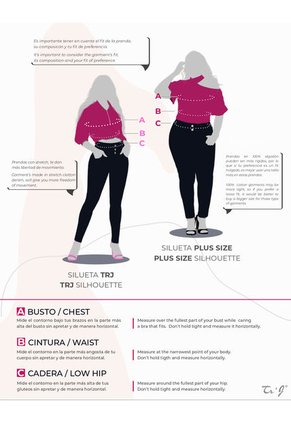 Falda Larga Trucco's Plus Size