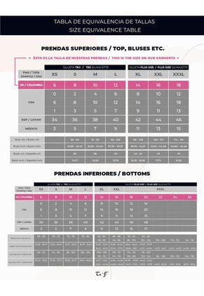 Falda Larga Trucco's Plus Size