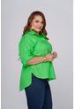 Camisa Manga Larga  Verde Limón - Trucco's Plus Size de Trucco's Jeans