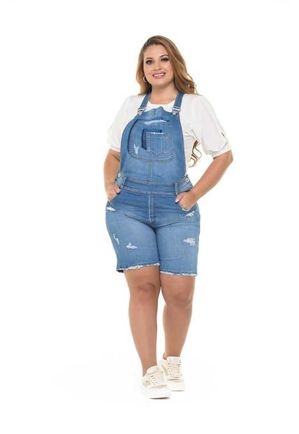 Overol Short Plus Size Para Dama – Trucco's Jeans - Compra Ahora | Dafiti  Colombia