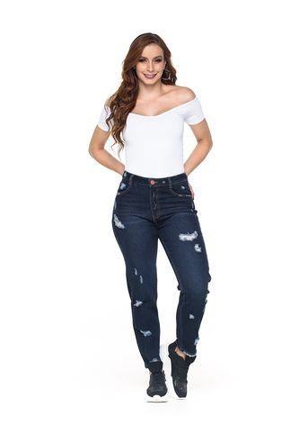 Trucco's Jeans - Jean Retro Con Rotos Marca Trucco's