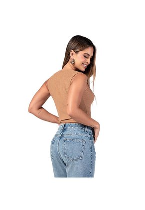 BLUSA TRUCCOS JEANS MUJER B05033365 ALMENDRA Talla S