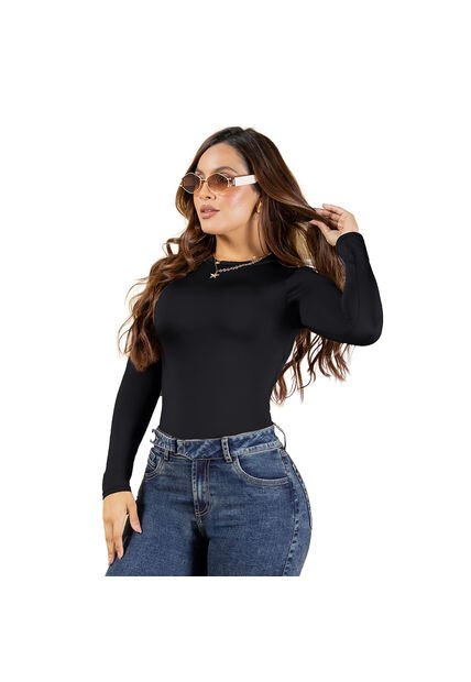 BLUSA TRUCCOS JEANS MUJER B05025376 NEGRO Talla S