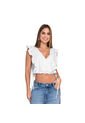 BLUSA TRUCCOS JEANS MUJER B03033727 IVORY Talla L de Truccos Jeans