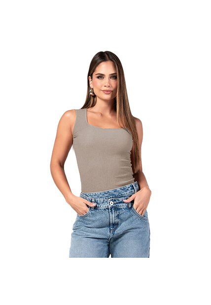 BLUSA TRUCCOS JEANS MUJER B05033365 KAKI Talla M