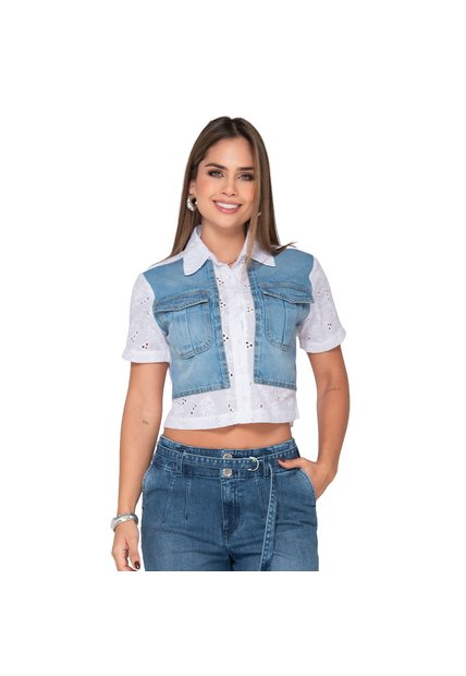 CAMISA TRUCCOS JEANS MUJER B07024749 Talla S