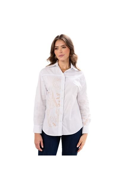 CAMISA TRUCCOS JEANS MUJER B07025740 Talla L