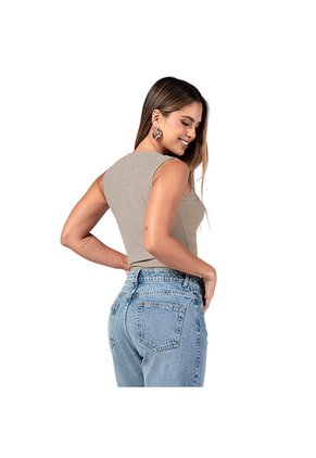 BLUSA TRUCCOS JEANS MUJER B05033365 TAUPE Talla S