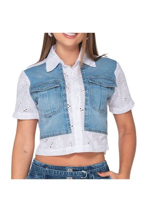 CAMISA TRUCCOS JEANS MUJER B07024749 Talla L
