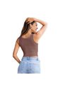 BLUSA TRUCCOS JEANS MUJER B03033714 TABACO Talla M de Truccos Jeans