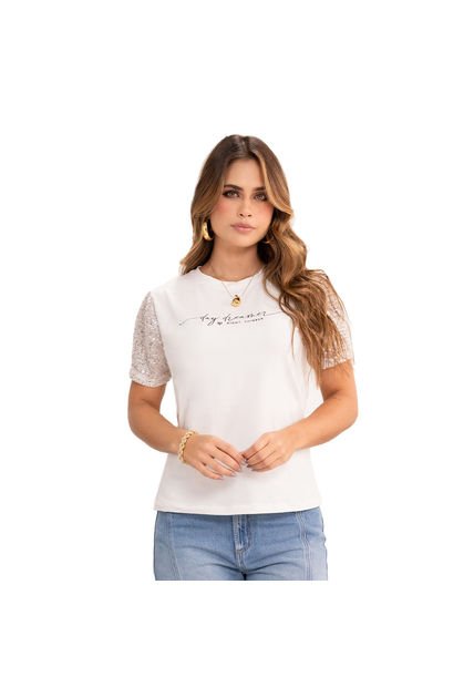 CAMISETA TRUCCOS JEANS MUJER B09006133 Talla L