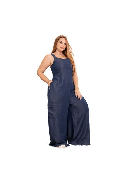 VESTIDO TRUCCOS JEANS MUJER P16057125 AZUL OSCURO Talla XXXL