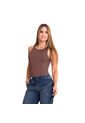 BLUSA TRUCCOS JEANS MUJER B05033362 MARRON Talla M de Truccos Jeans