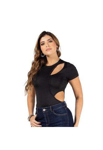 BLUSA TRUCCOS JEANS MUJER B05024371 NEGRO Talla L Truccos Jeans