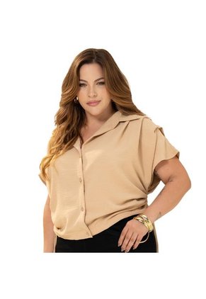 BLUSA TRUCCOS JEANS MUJER P03024620 ARENA Talla XXL