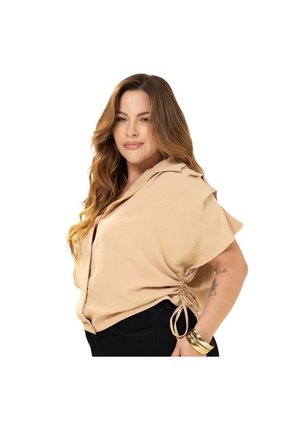 BLUSA TRUCCOS JEANS MUJER P03024620 ARENA Talla XXL