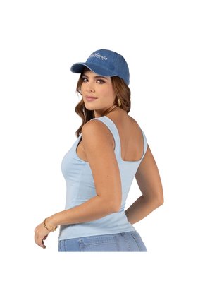 BLUSA TRUCCOS JEANS MUJER B03033763 CELESTE Talla S
