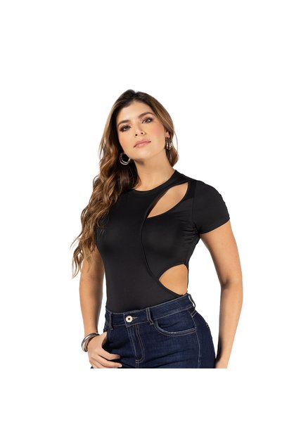 BLUSA TRUCCOS JEANS MUJER B05024371 NEGRO Talla M