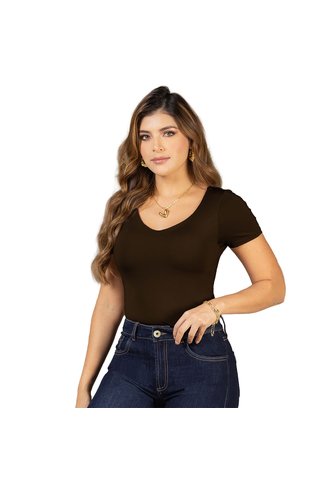 BLUSA TRUCCOS JEANS MUJER B05024373 MARRON Talla L Truccos Jeans