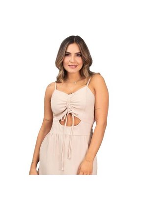 VESTIDO TRUCCOS JEANS MUJER B35057130 KAKI Talla L