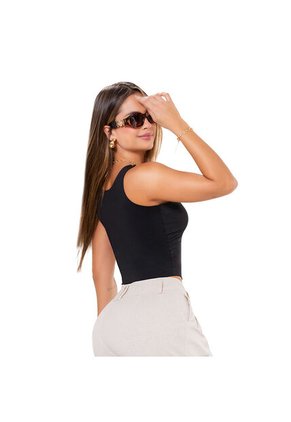 BLUSA TRUCCOS JEANS MUJER B03033714 NEGRO Talla L