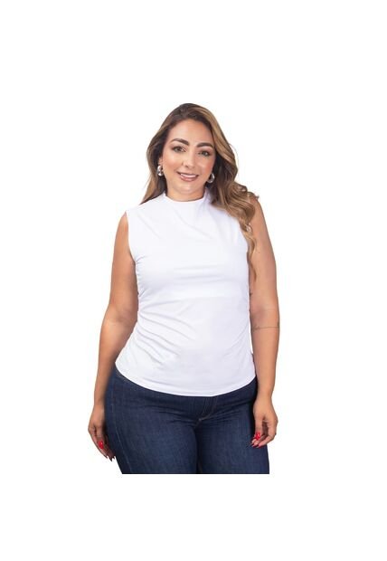 BLUSA TRUCCOS JEANS MUJER P03033719 BLANCO Talla XXL