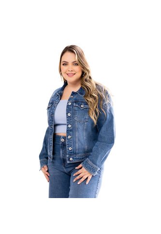 CHAQUETA TRUCCOS JEANS MUJER P12029012 Talla XXL Truccos Jeans