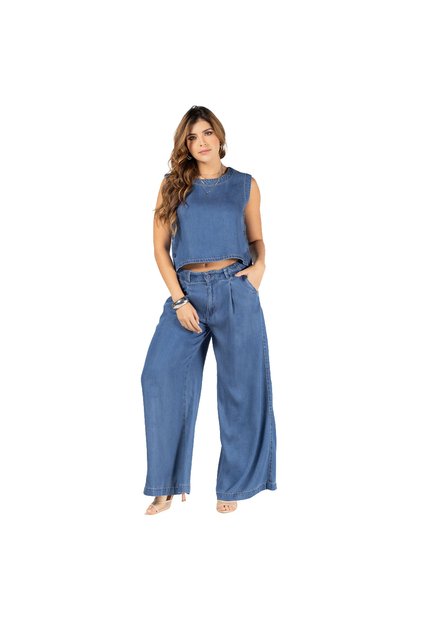 CONJUNTO TRUCCOS JEANS MUJER B45037220 Talla L