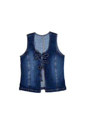 BLUSA TRUCCOS JEANS MUJER T03033721 AZUL MEDIO Talla L Truccos Jeans