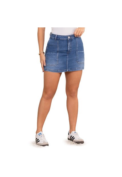 FALDA TRUCCOS JEANS MUJER T17091166 AZUL OSCURO Talla 12