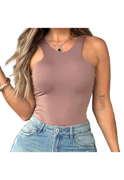 BLUSA TRUCCOS JEANS MUJER B05033378 TABACO Talla L