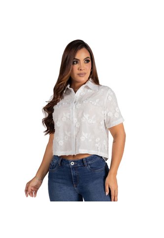 BLUSA TRUCCOS JEANS MUJER B03024767 IVORY Talla M Truccos Jeans
