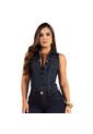 BLUSA TRUCCOS JEANS MUJER B05033382 AZUL OSCURO Talla L de Truccos Jeans