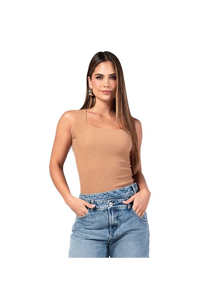 BLUSA TRUCCOS JEANS MUJER B05033365 ALMENDRA Talla L