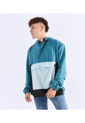 Chaqueta Rompevientos Para Hombre Con Capota Typer