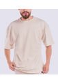 Camiseta Extra Oversize Para Hombre Unicolor Typer de Typer